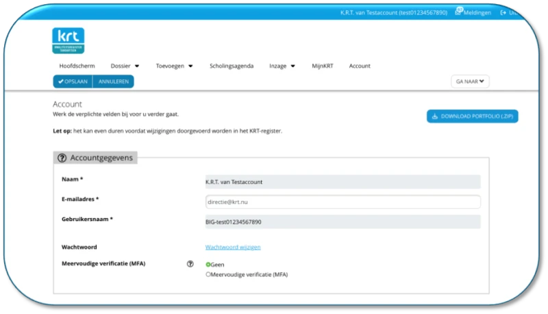 PE online download portfolio